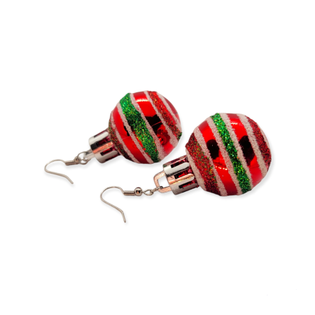EARRINGS CHRISTMAS BALL
